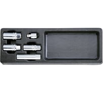 Набор головок свечных 1/2", 3/8", 5 шт. AIST 0-4702105 00-00017679