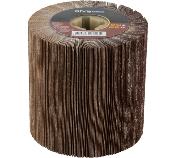 Шлифовальный валик Brown 100x100x19 мм, AO 120 Abraforce AFBR101019120AO