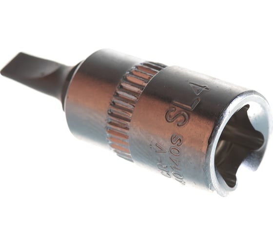 Головка-бита шлицевая 4.0х0.8 мм, 1/4" сатиновая AIST 240140S 00-00008983