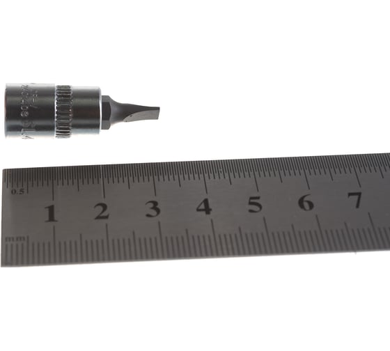 Головка-бита шлицевая 4.0х0.8 мм, 1/4" сатиновая AIST 240140S 00-00008983