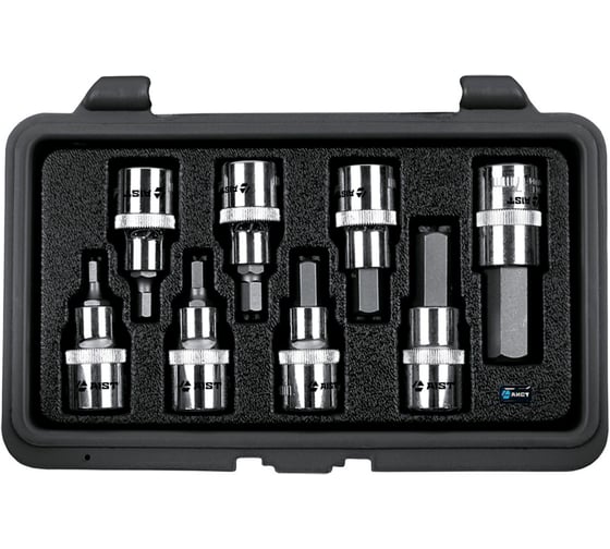 Набор головок-бит 1/2", HEX, 8 шт. AIST 409808H 00-00003985 1