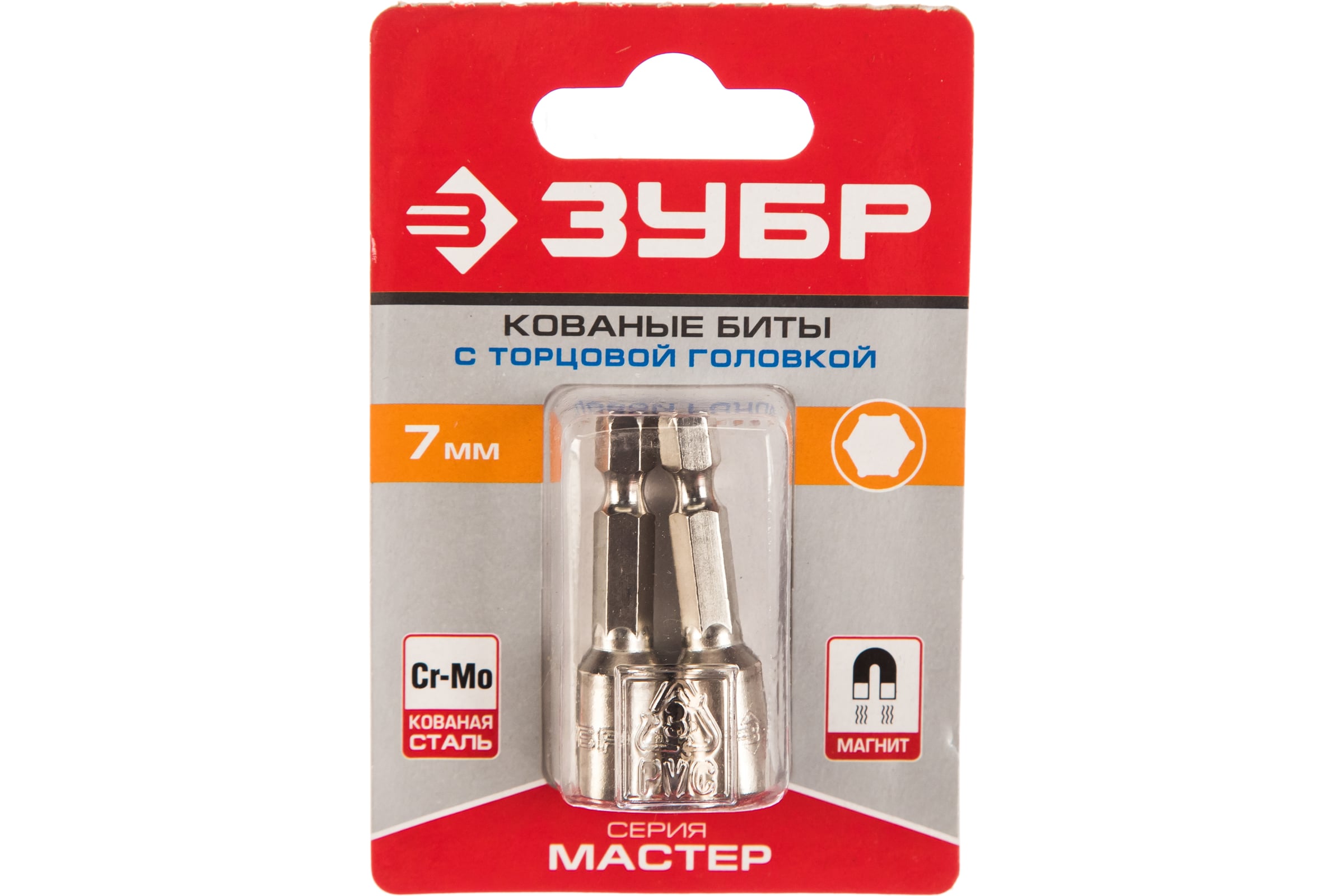 Биты магнитные Мастер (2 шт; 7x45 мм; E 1/4