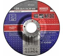 Диск для шлифования металла 125x6x22.23 мм, выпуклый MODECO MN-68-922