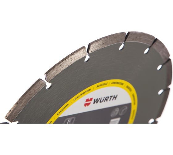 Диск отрезной алмазный 2,4-H8,5-BO22,23-D230 (230х22.2х2.4 мм) WURTH 0668152230961 1