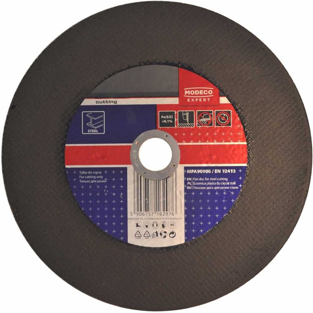 Диск для резки металла 350x3.0x32 мм, плоский MODECO MN-68-908 ...
