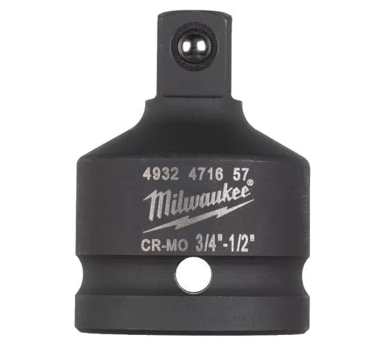 Переходник для головок ShW 3/4 дюйма на 1/2 дюйма Milwaukee 4932471657 1