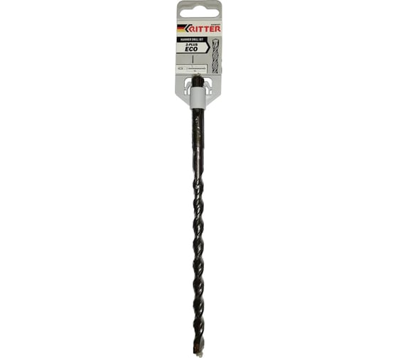 Бур SDS+ Eco 2-plus 14x85/160 мм, W-образная увеличенная твердосплавная напайка, спираль с доп. пазом для быстрого пылеотвода RITTER PS10214160 1