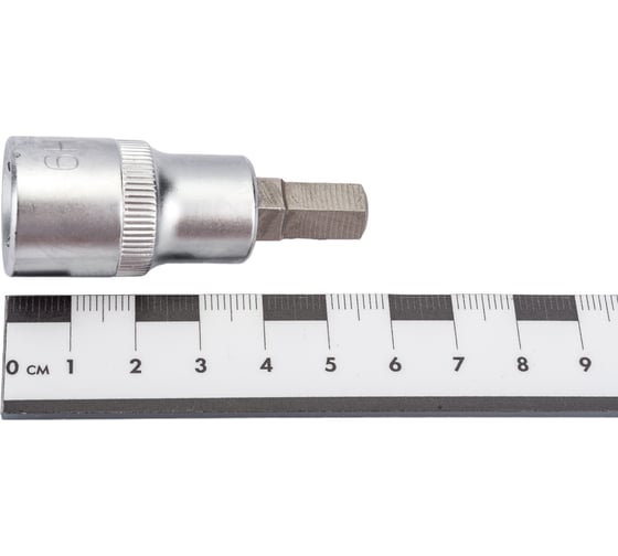 Головка со вставкой шестигранник (9 мм; 55 мм; 1/2DR) АвтоDело 39289 14973
