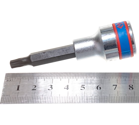 Насадка бита торцевая (1/2"; TORX T30) с отверстием KING TONY 403730