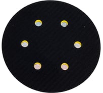 Подошва 150 мм для орбитальной шлифмашины (липучка, с отверстиями) Пневмо-Трейд PT-SPV6-150
