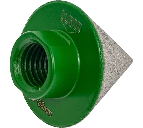 Алмазная фреза конусная KERAMOGRANIT-DRY, 2-38 мм, М14 D.BOR D-KG-D-DC3-02-38