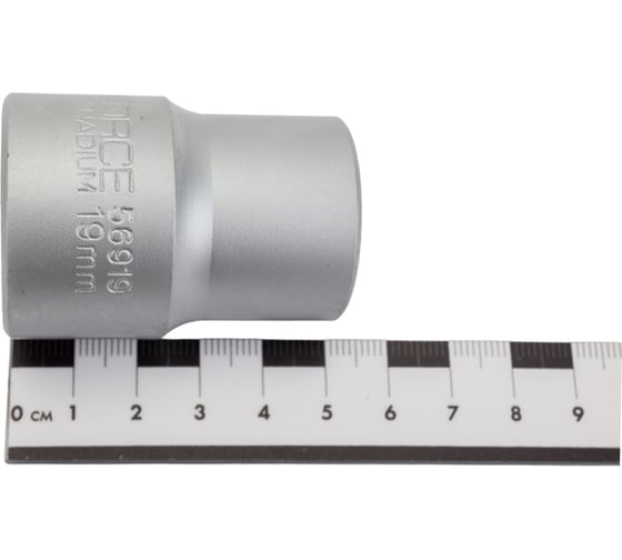 Головка торцевая 12-гранная (19 мм; L 50 мм; 3/4) ROCKFORCE RF-56919(11798)