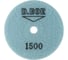 Алмазный гибкий шлифовальный круг STONE-WET+DRY 100 мм, №1500 D.BOR D-S-WD-100-1500 1