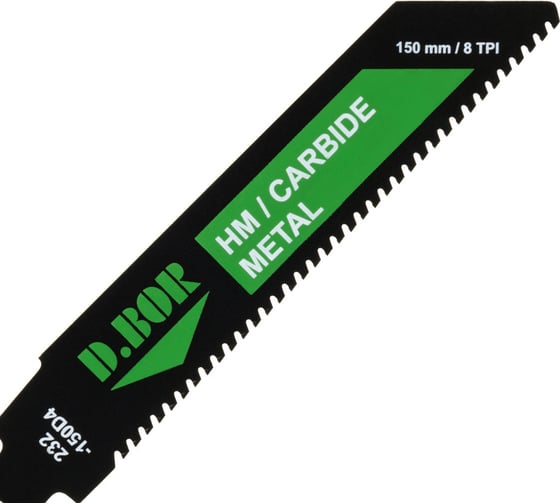 Полотно по металлу CARBIDE / METAL 115х150 мм, шаг 3 мм, HM D.BOR D-232-150D4-01