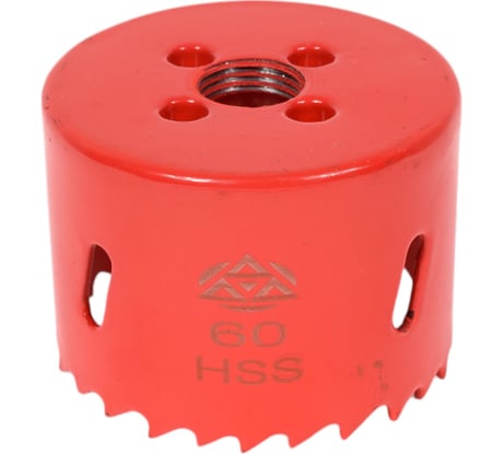 Коронка биметаллическая по металлу 60 мм Волжский инструмент 5409010