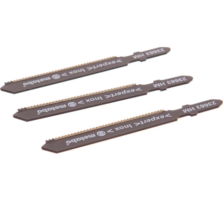 Пилки для лобзика по металлу T118EHM (51x1.4 мм; 3 шт.) Metabo 623663000