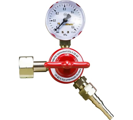 Редуктор БПО-5-СВ-АЛ пропановый, 1 манометр Foxweld 4429