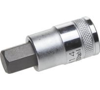 Торцовая бита-головка "INDUSTRIE QUALITAT", сатинированная (HEX, 1/2", H14) Kraftool 27908-14_z01