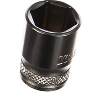 Торцовая головка "INDUSTRIE QUALITAT" хромосатинированная (FLANK, 1/4", 13 мм) Kraftool 27815-13_z01