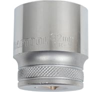 Торцовая головка "INDUSTRIE QUALITAT" хромосатинированная (FLANK, 1/2", 32 мм) Kraftool 27805-32_z01