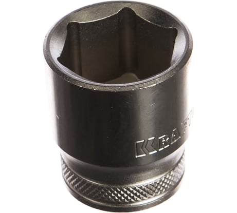 Торцовая головка "INDUSTRIE QUALITAT" хромосатинированная (FLANK, 1/2", 26 мм) Kraftool 27805-26_z01