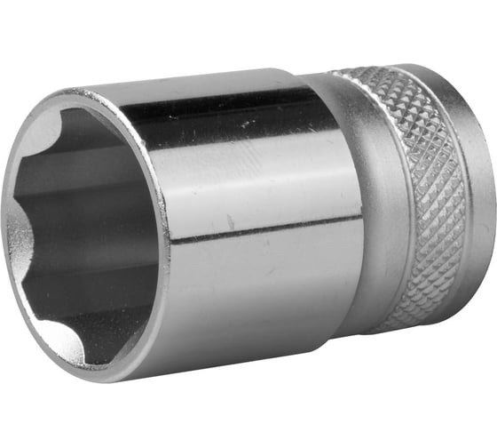 Торцовая головка "INDUSTRIE QUALITAT" хромосатинированная (SUPER-LOCK, 1/2", 21 мм) Kraftool 27801-21_z01 1