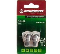 Биты по гипсокартону (2 шт; 25 мм; PH2; сталь S2) БОЕКОМПЛЕКТ BDW-PH2-25-2