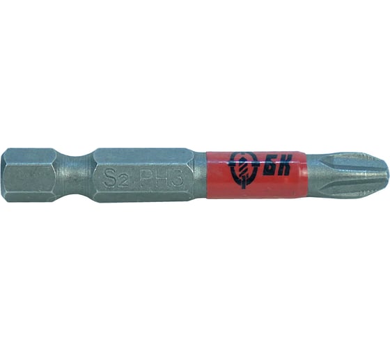 Биты (10 шт; 50 мм; PH3; сталь S2) БОЕКОМПЛЕКТ BPH3-50-10