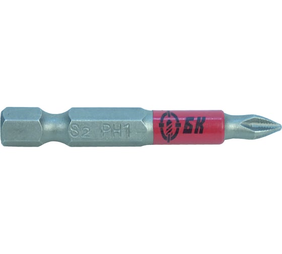 Биты (10 шт; 50 мм; PH1; сталь S2) БОЕКОМПЛЕКТ BPH1-50-10