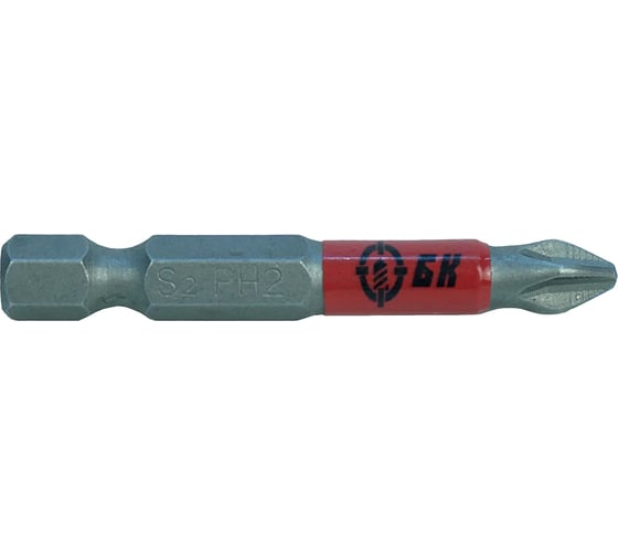 Биты (10 шт; 50 мм; PH2; сталь S2) БОЕКОМПЛЕКТ BPH2-50-10