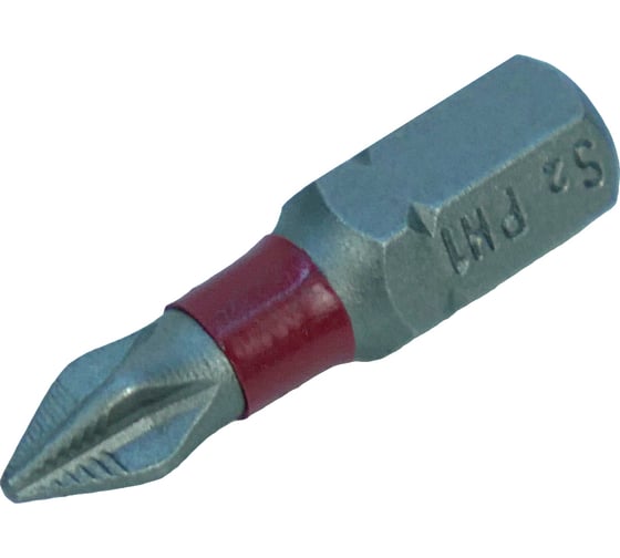 Биты (10 шт; 25 мм; PH1; сталь S2) БОЕКОМПЛЕКТ BPH1-25-10 1