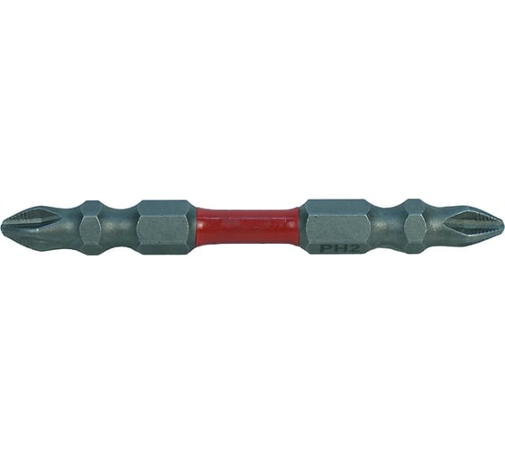 Биты двусторонние (2 шт; 65 мм; PH2; сталь S2) БОЕКОМПЛЕКТ BPH2-60DOUBLE-2
