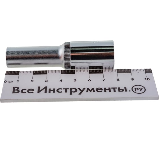 Головка торцевая глубокая 12-гранная (10 мм; 80 мм; 1/2") ЭВРИКА ER-91503-12