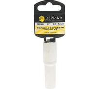 Головка торцевая Эврика 12мм 1/2 6-гранная глубокая L=80мм с держателем ER-91505H 967873