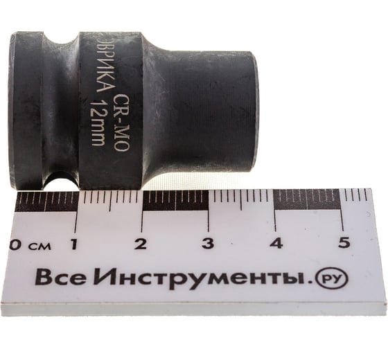Головка торцевая 6-гранная ударная (12 мм; 40 мм; 1/2") ЭВРИКА ER-95705