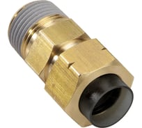 Фитинг механический прямой латунный 1/4M-R1/4 CDC Pneumatics CC 1/4-02