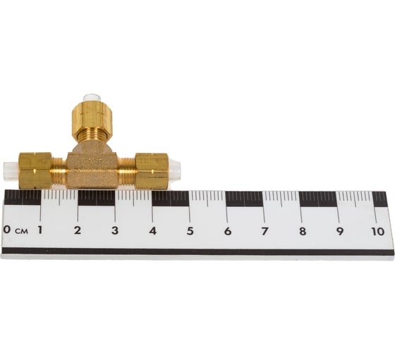 Фитинг механический T-образный латунный 4 мм CUT 4_2 CDC Pneumatics CUT 4*2