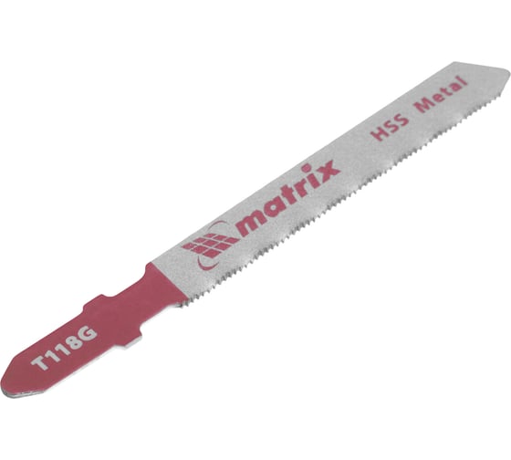 Полотна для электролобзика по металлу T118G (50 мм; 0.8 мм; 3 шт.) MATRIX 78206