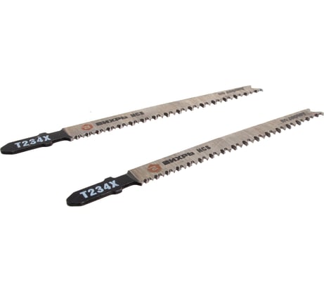 Пилка для лобзика по дереву, ДСП T234X быстрый чистый рез, HCS 2 шт. REDVERG 6623537