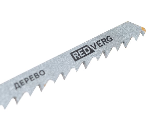 Пилка для лобзика по дереву, ДСП T144DF быстрый рез, BIM 2 шт. REDVERG 6623565