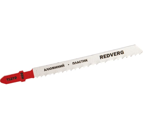 Пилка для лобзика по алюминию T127D быстрый рез, HSS 2 шт. REDVERG 6623555