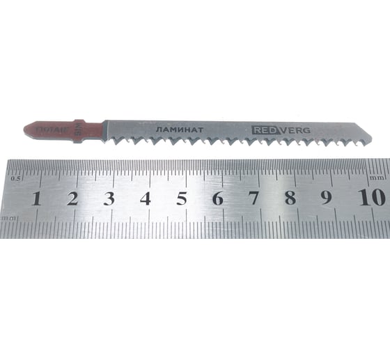 Пилка для лобзика по ламинату T101AIF чистый рез, BIM 2 шт. REDVERG 6623558