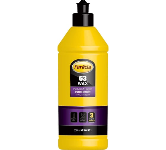 Защитный воск G3 Wax Premium Liquid Protection жидкий, 0.5 л Farecla G3W501 1