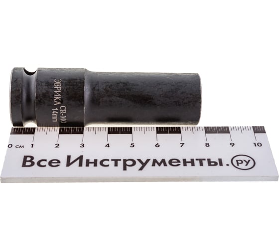 Головка торцевая 6-гранная ударная глубокая (14 мм; 78 мм; 1/2") ЭВРИКА ER-95807