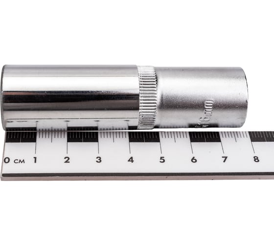 Головка торцевая 12-гранная глубокая (16 мм; 80 мм; 1/2") ЭВРИКА ER-91509-12