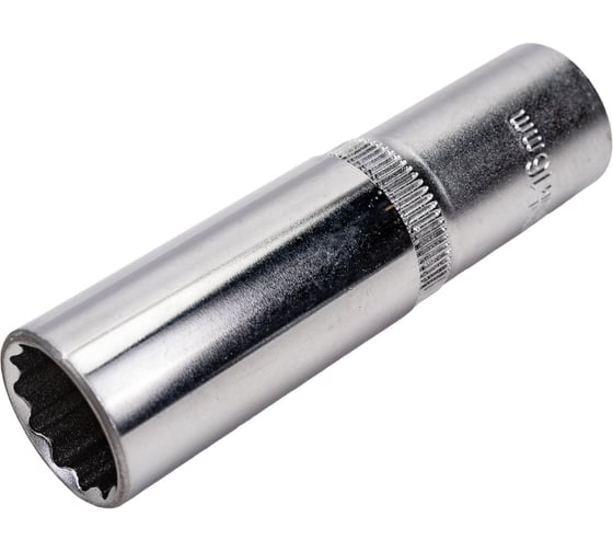 Головка торцевая 12-гранная глубокая (16 мм; 80 мм; 1/2") ЭВРИКА ER-91509-12