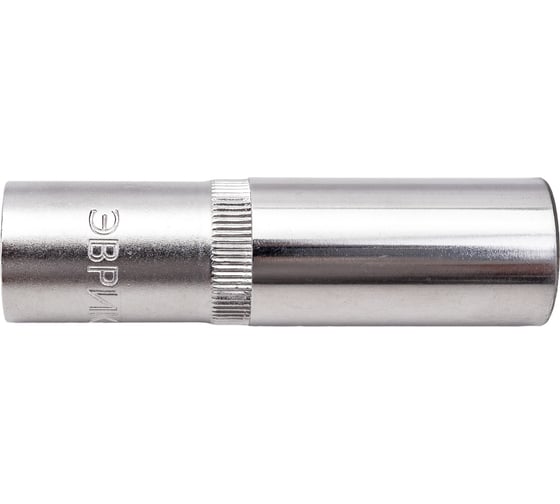Головка торцевая 12-гранная глубокая (16 мм; 80 мм; 1/2") ЭВРИКА ER-91509-12