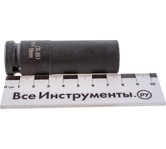 Головка торцевая 6-гранная ударная глубокая (16 мм; 78 мм; 1/2") ЭВРИКА ER-95809