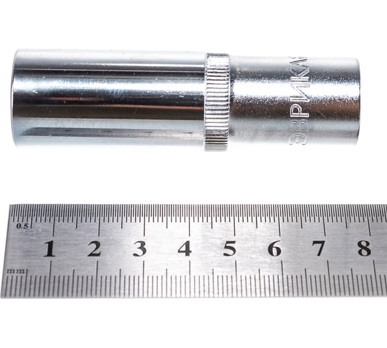 Головка торцевая 6-гранная глубокая (17 мм; 80 мм; 1/2") ЭВРИКА ER-91510