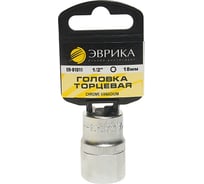 Головка торцевая 6-гранная (18 мм; 40 мм; 1/2") с держателем ЭВРИКА ER-91311H